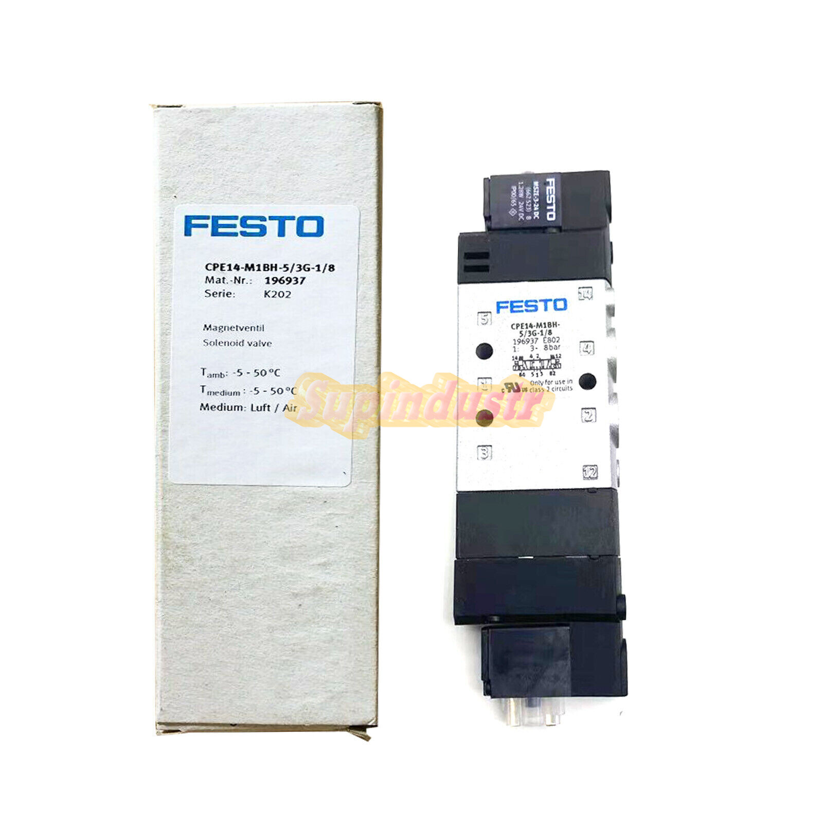 .1Pcs New In Box FESTO CPE14-M1BH-5 / 3G-1/8 196937 Solenoid Valve