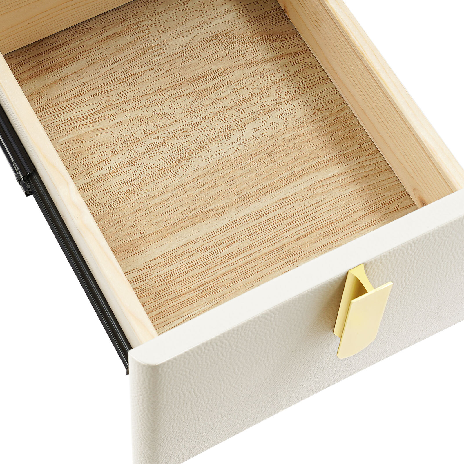 Narrow Bedside Table with Drawers, Bedside Table, Slim Bedside Table