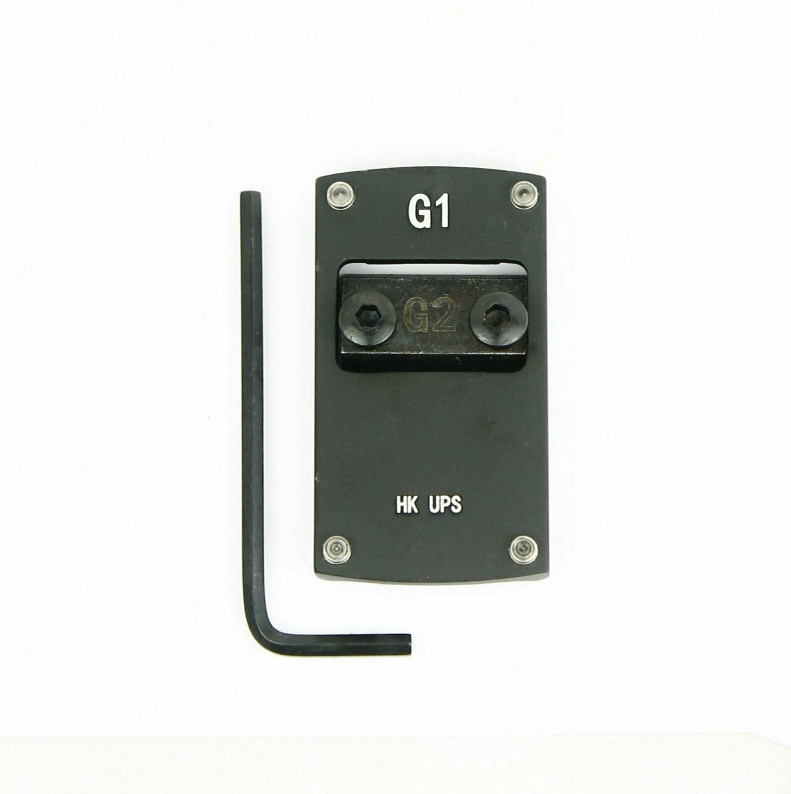 Compact Red Dot Sight Mount Base Plate for HK USP Pistols, G1, Black