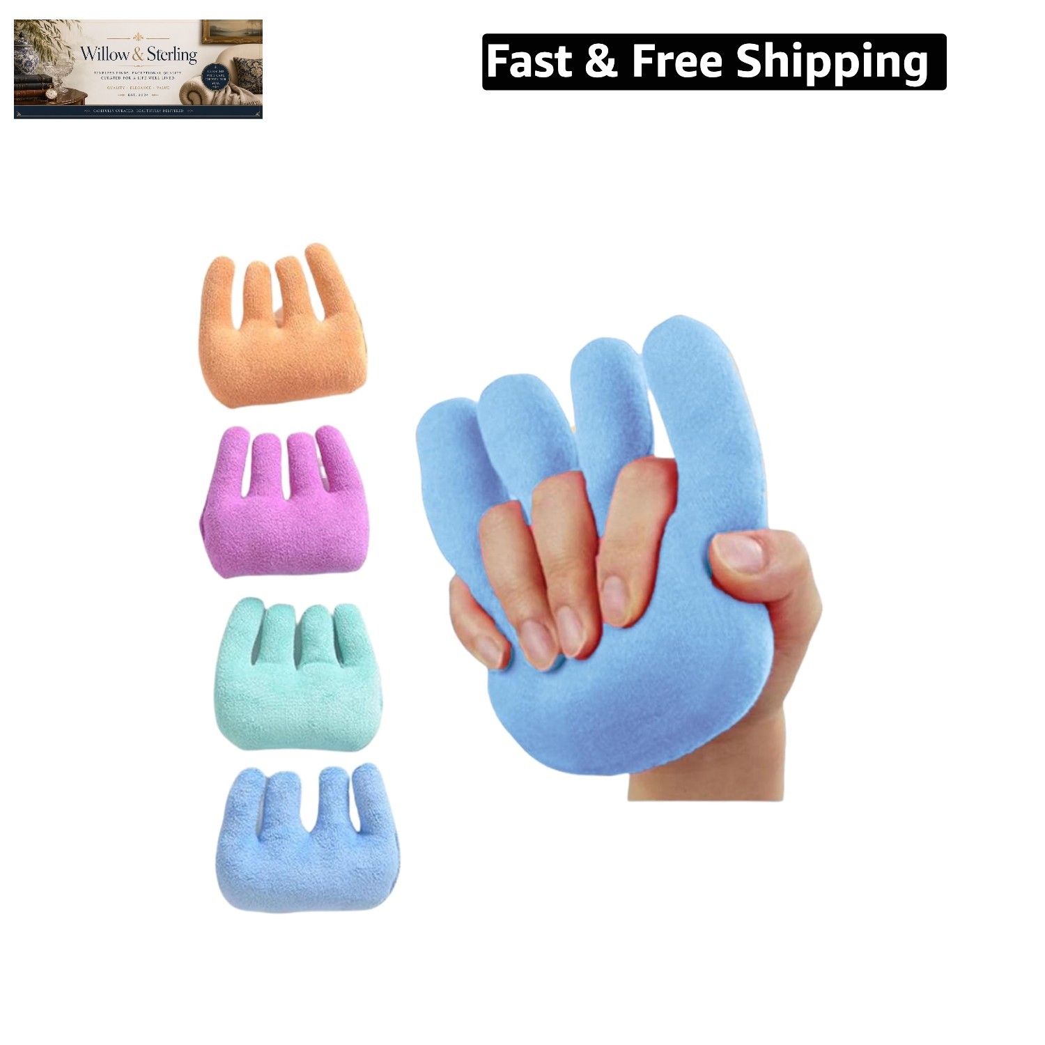 Fingers Separation Pad,with an Elastic Palm Gripper,Used for Rehabilitation T...