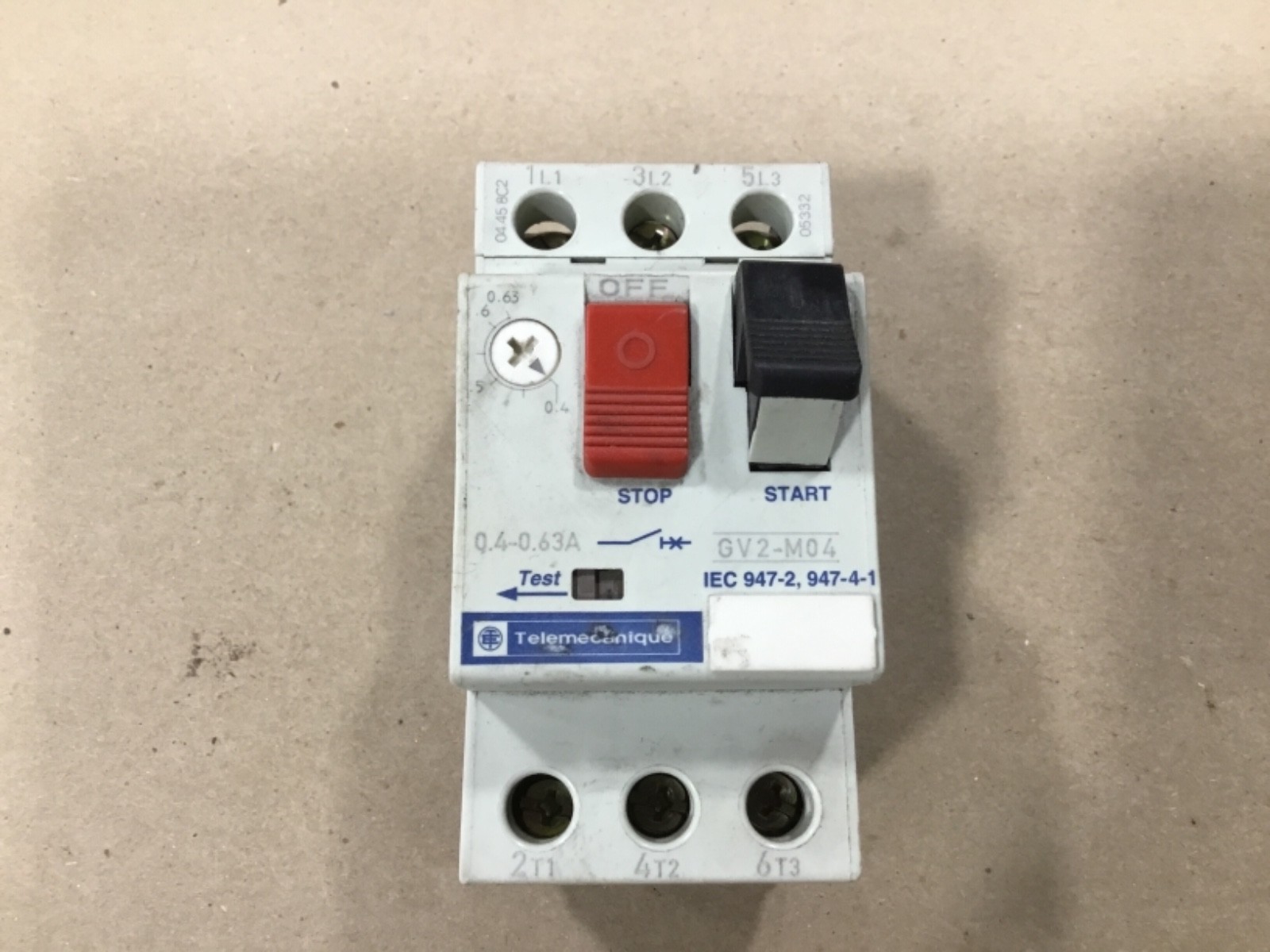 Telmecanique GV2-M04 C Motor Starter Protector 690V #03F1