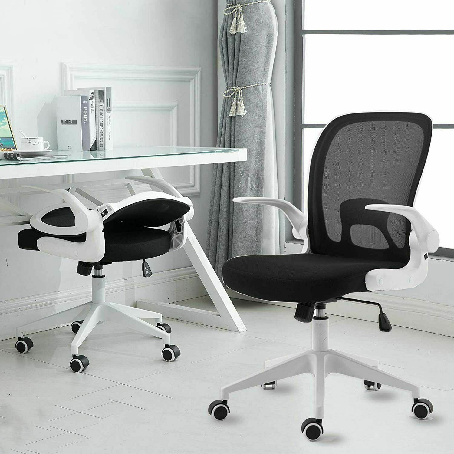 Mid-Back Mesh Office Chair Ergonomic Swivel Computer Chair Swivel Task Chairs