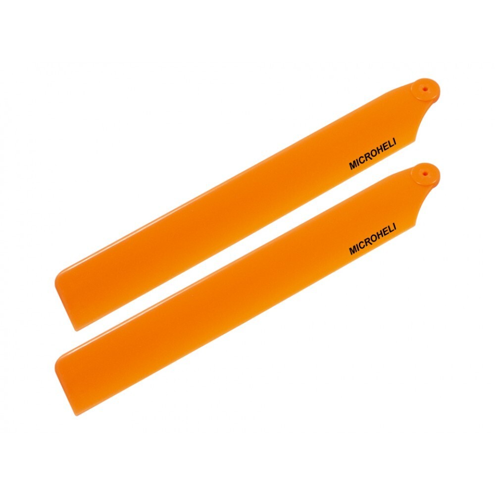 Microheli Plastic Main Blade 126mm (ORANGE) - OMP HOBBY M1 / EVO / GOOSKY S1