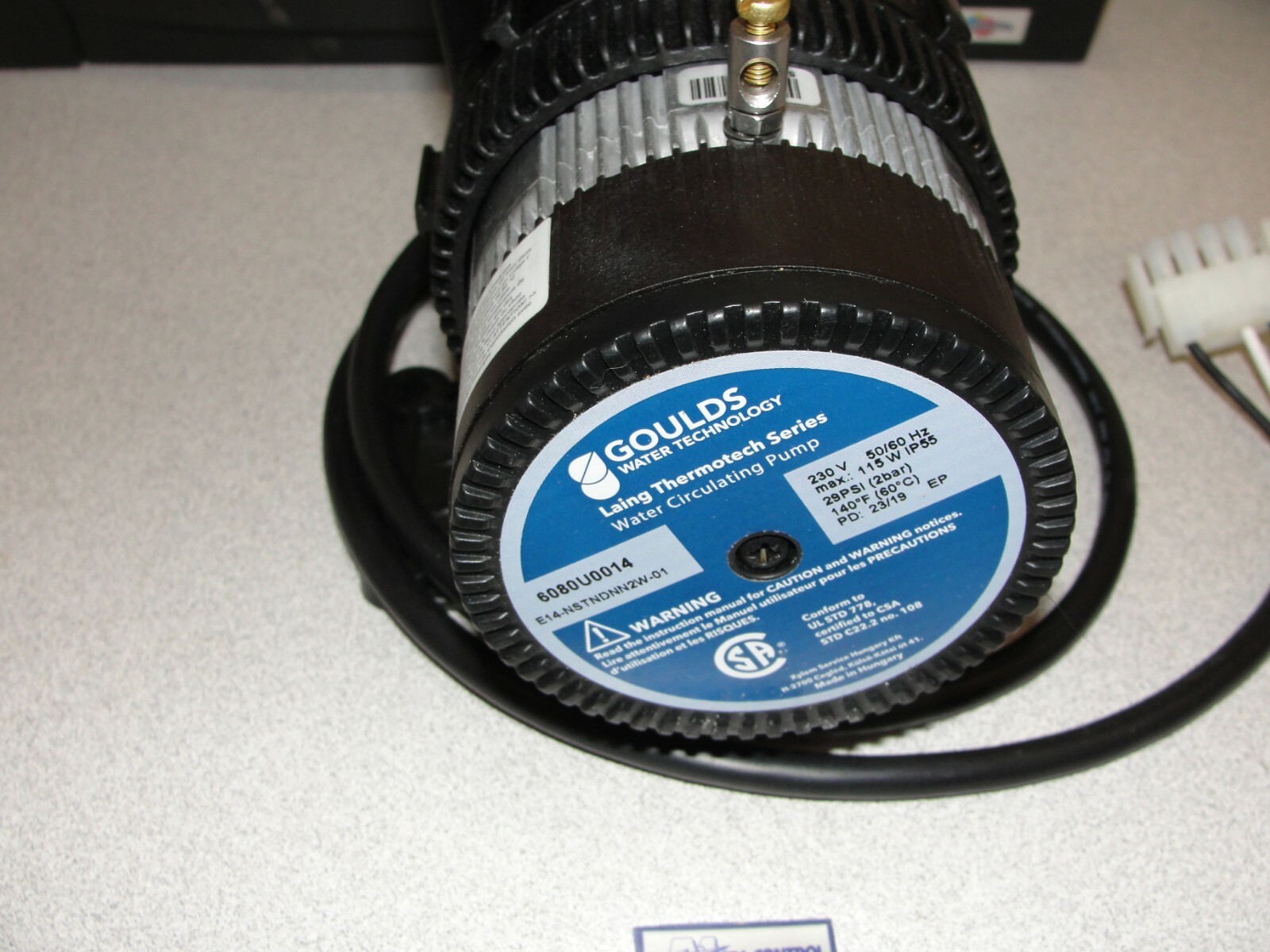 Master Spas - Circulation Pump E14, Laing, 73348, X400825, X320565