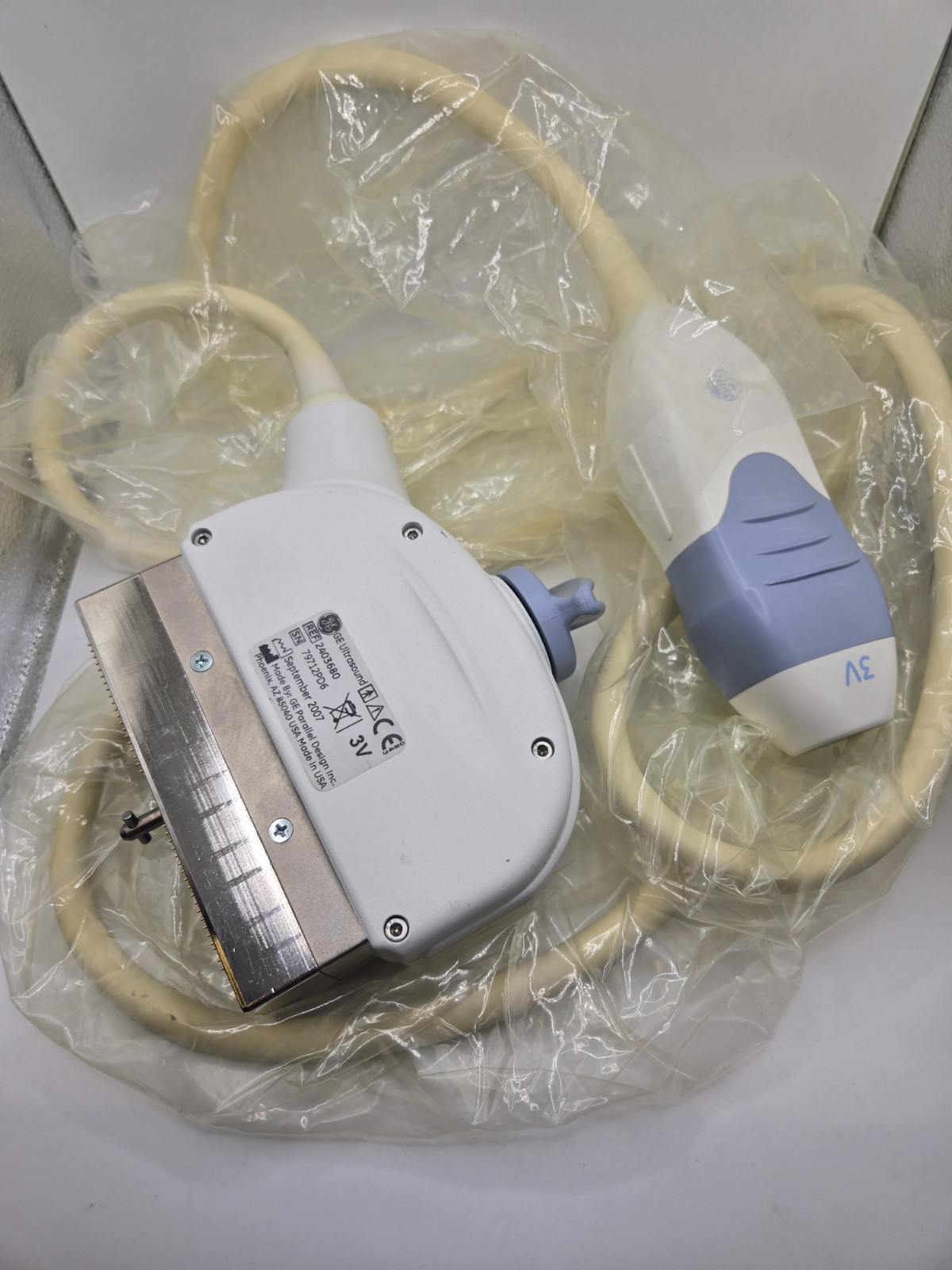 GE Healthcare Ultrasound Transducer Probe 3V 2403680