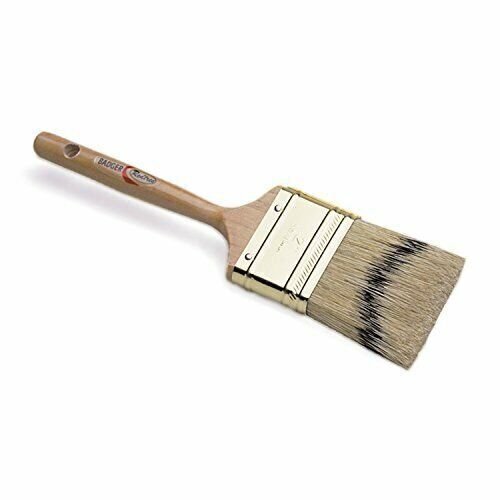 Redtree Industries 10051 Badger Fine Finish Natural Bristle Paint Brush 3"