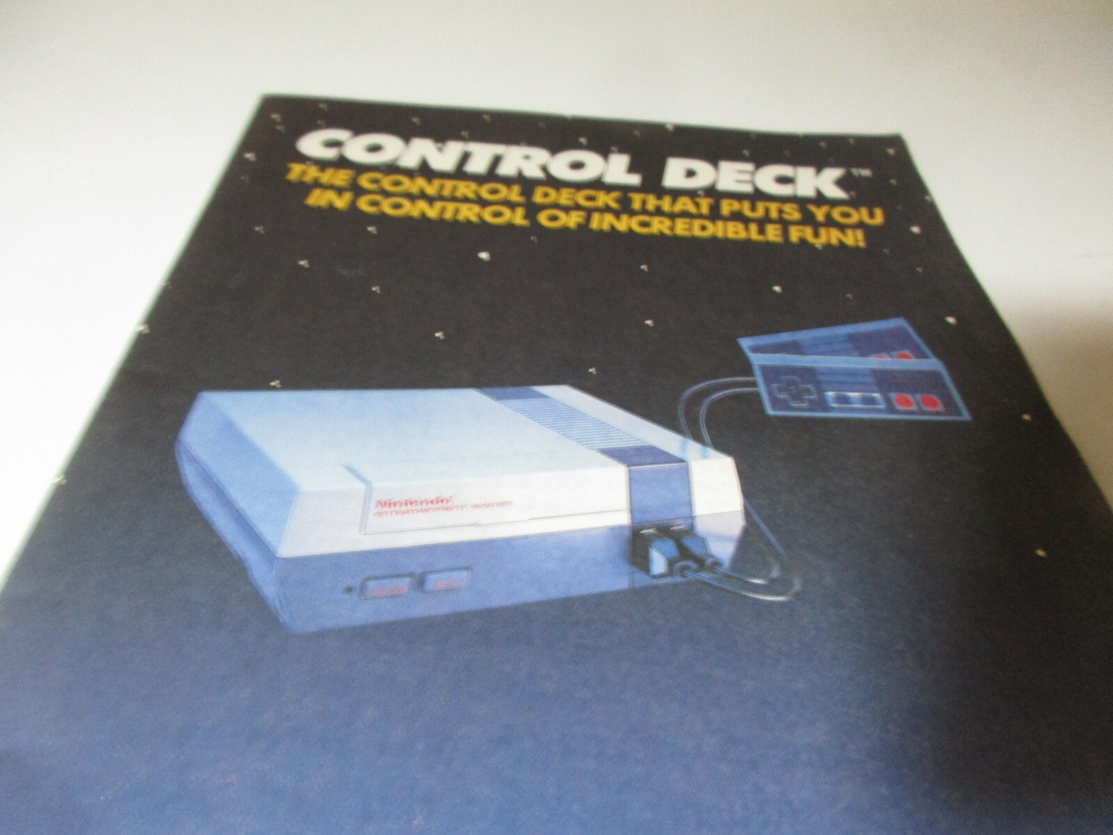 Nintendo Control Deck Instruction Manual - 1988 GUC
