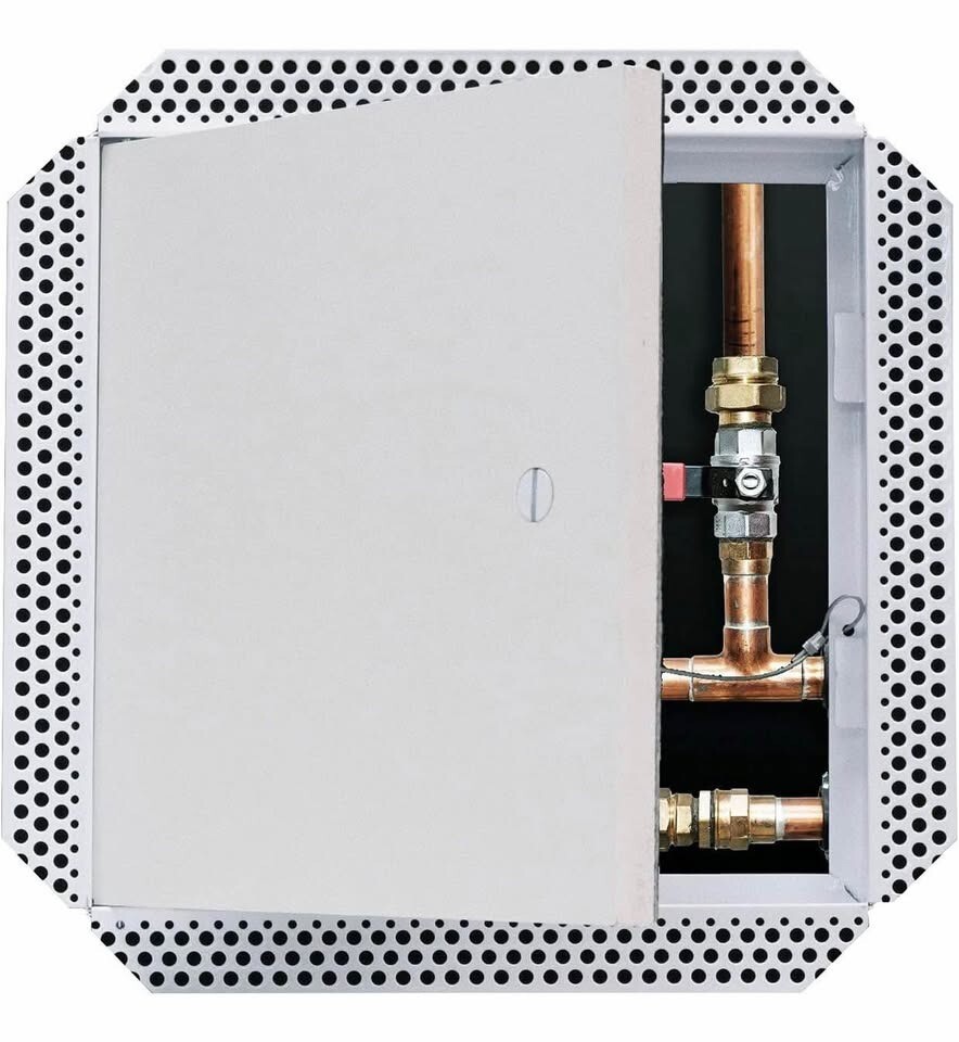 Pack of 4 HVAC Access Door 20" X 20" Sound Rated Steel, Felt Covered Door