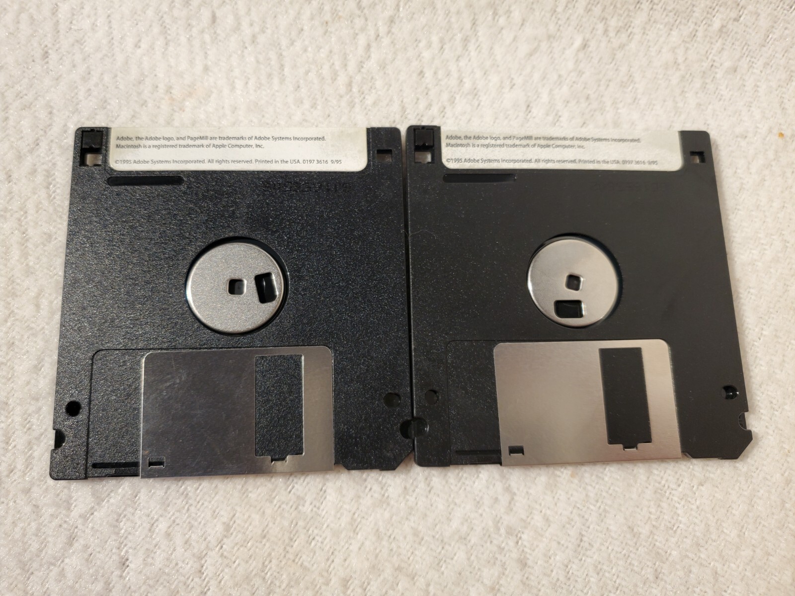 Vintage 1993 Adobe PageMill 3.5" Software Diskettes Apple Macintosh