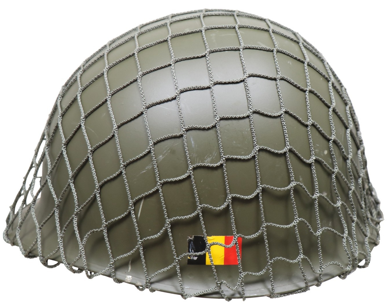 Belgian Grey M1 Helmet Net Belgium Military Army Square Net