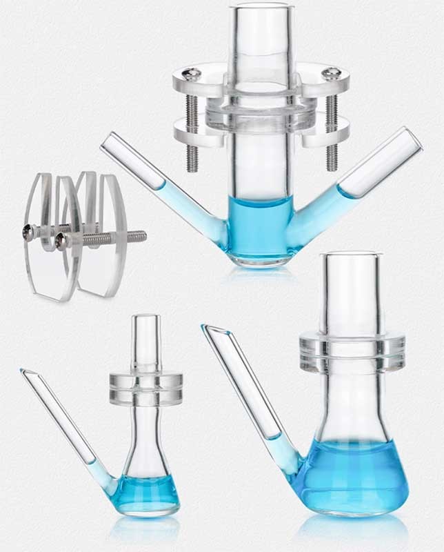 Laboratory Transdermal Diffusion Cell High Borosilicate Glass Single Double