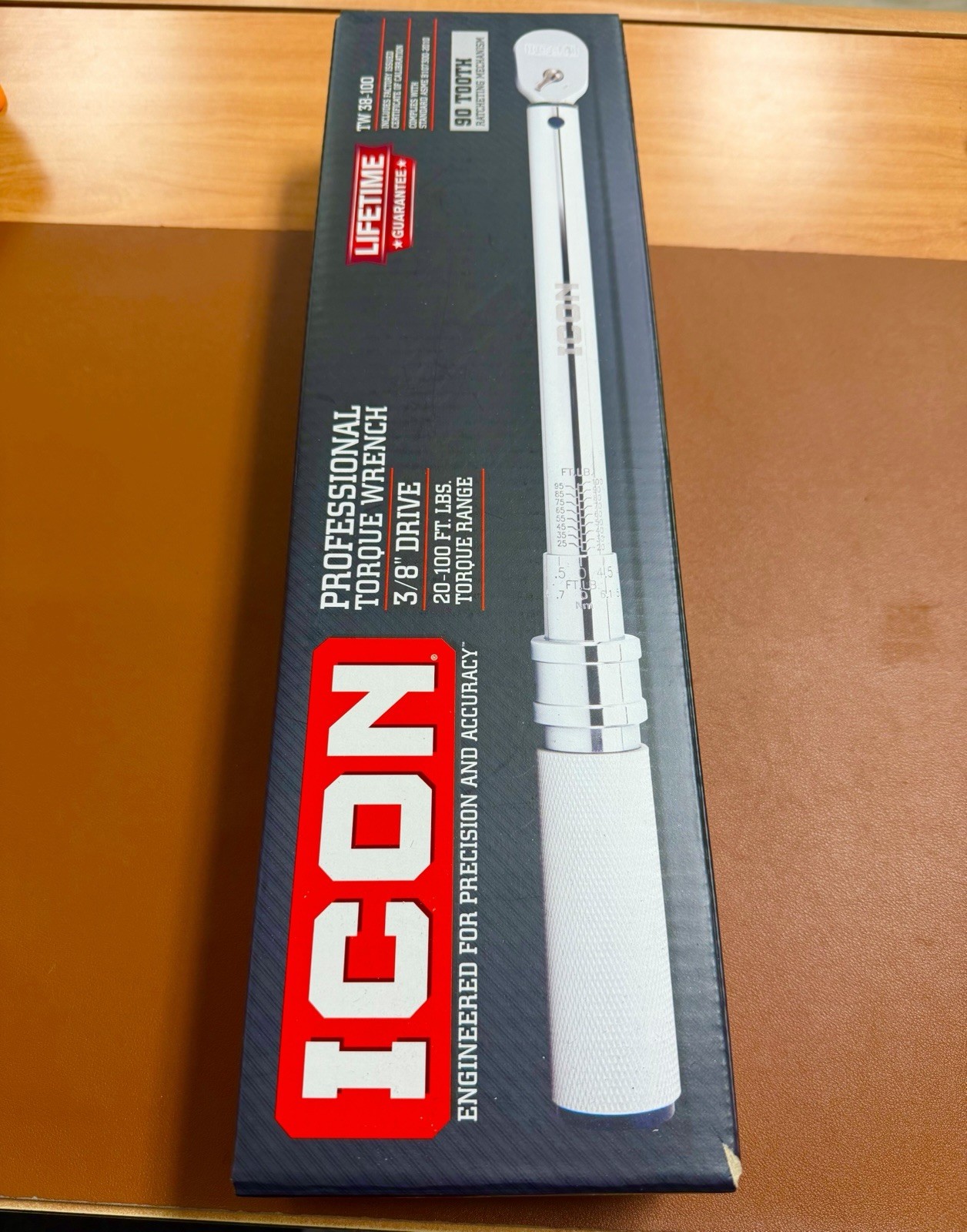 Icon Professional Torque Wrench 3/8” Drive TW38-100 - Brand New Sealed