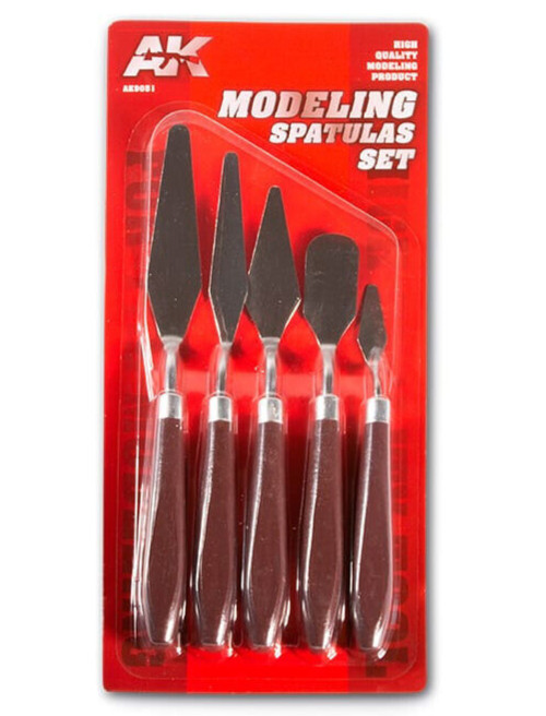 AK Interactive SPATULAS MODELING SET (5pcs) #AK9051