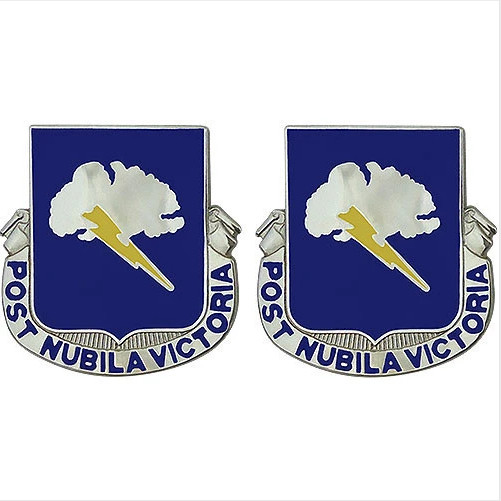 GENUINE U.S. ARMY CREST: 82ND CHEMICAL BATTALION - POST NUBILA VICTORIA