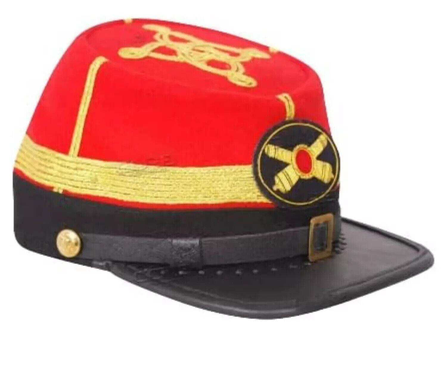 US Civil War Confederate Senior Artillery Officer Kepi All Sizes