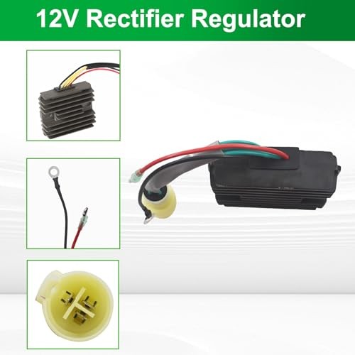 12V Voltage Rectifier Regulator Replacement for Yamaha 80-100hp Outboard 75