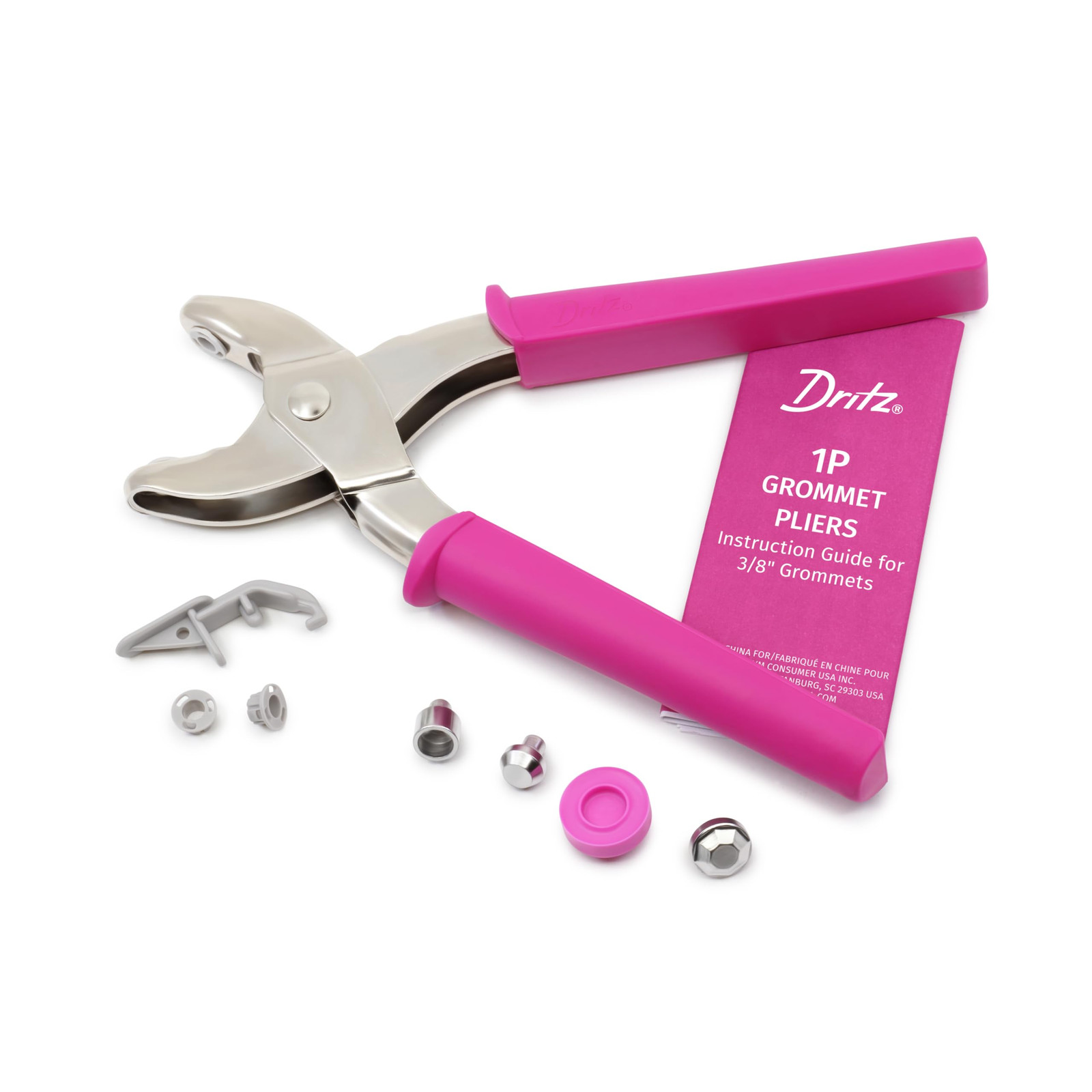Dritz Grommet Pliers for 3/8" Grommets, Pink