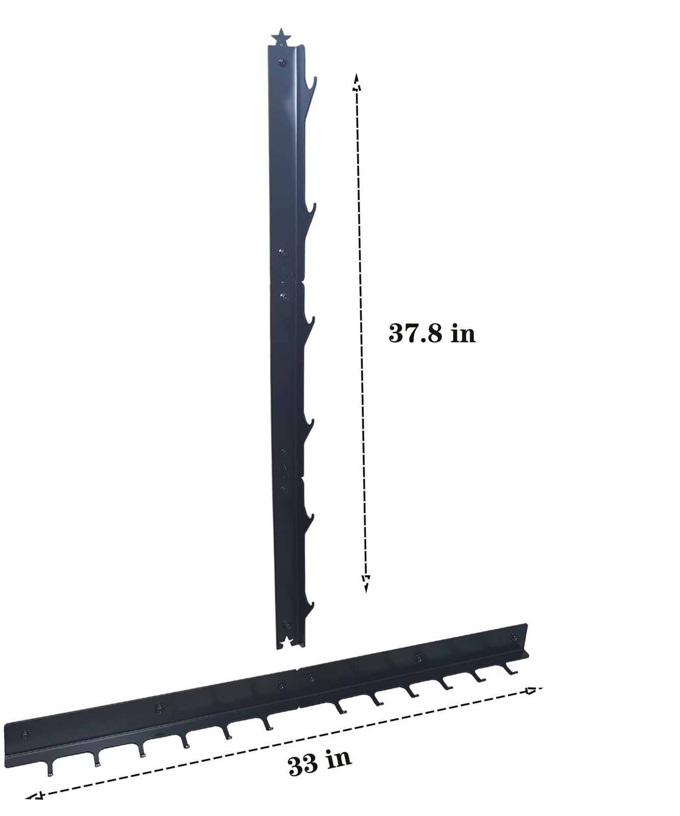 Lat Pull Down Bar Storage Rack Wall Organizer Fits Cable Attachments Gym