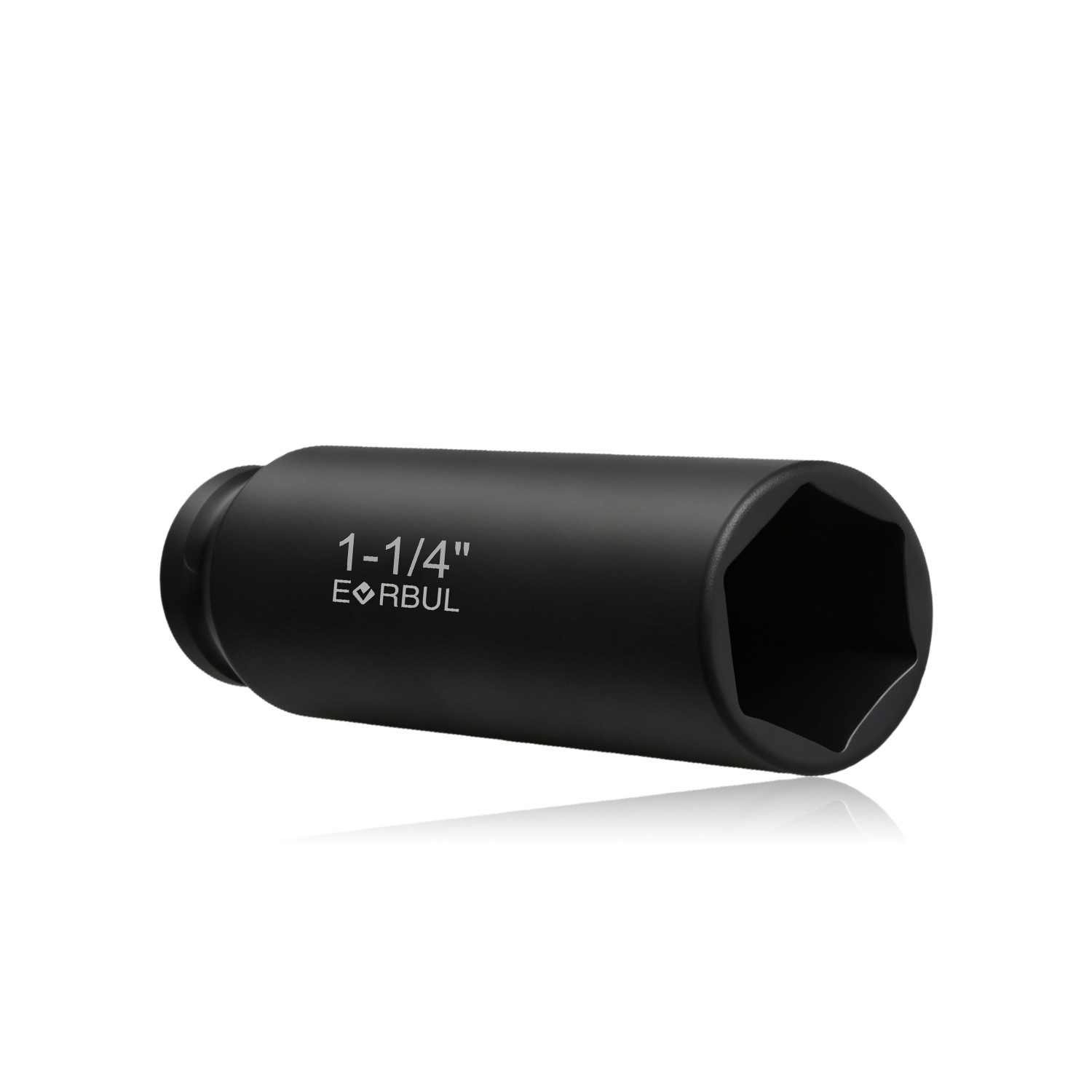Heavy Duty 1/2 Drive 1-1/4 Deep Impact Socket 6 Point for Excavator Repair