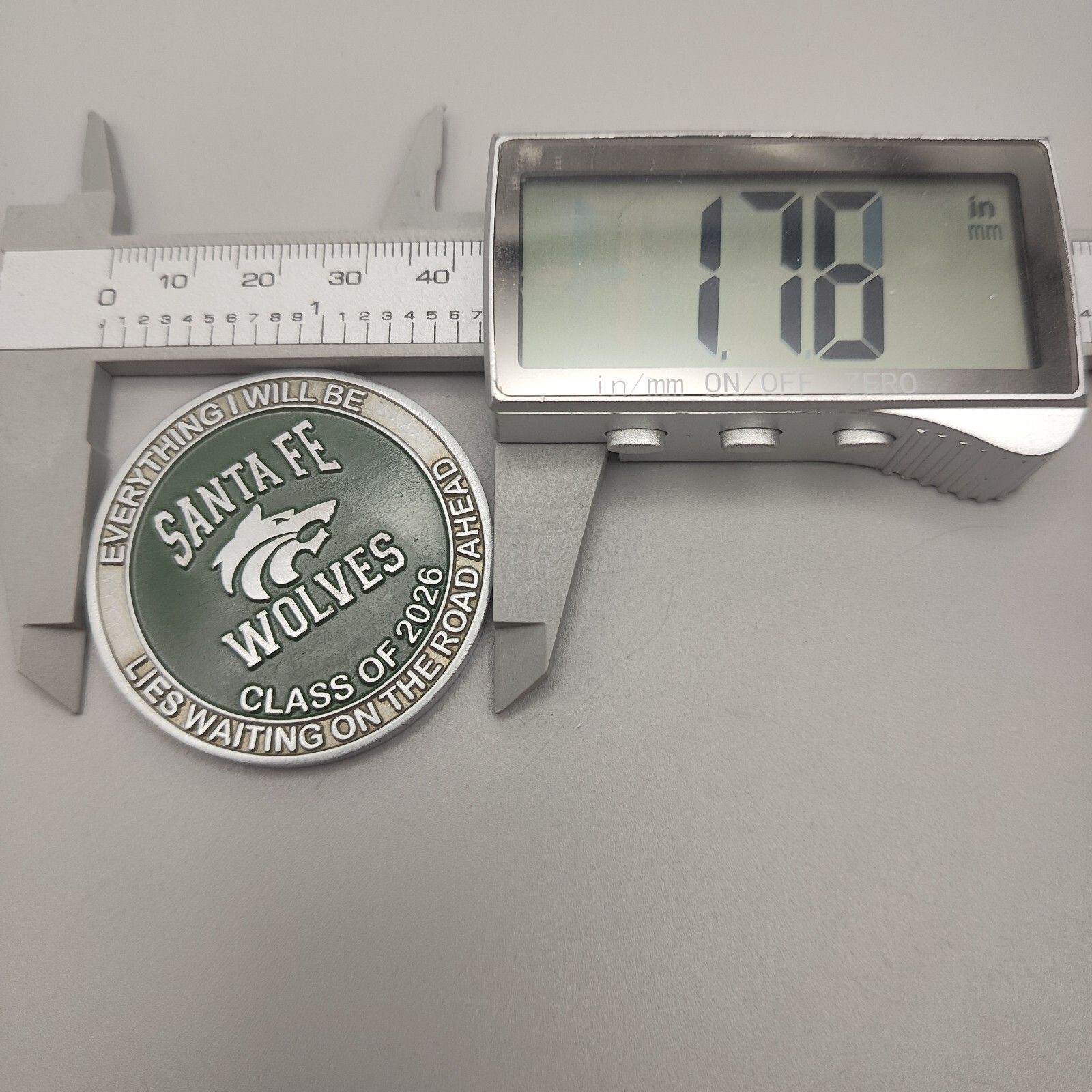 Santa Fe Wolves Class of 2026 Challenge Coin