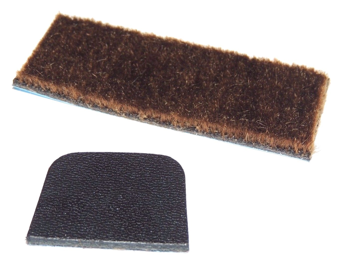 BROWN - Traditional SUPER HAIR RUG ARROW REST Archery Bearhair & Strike Plate