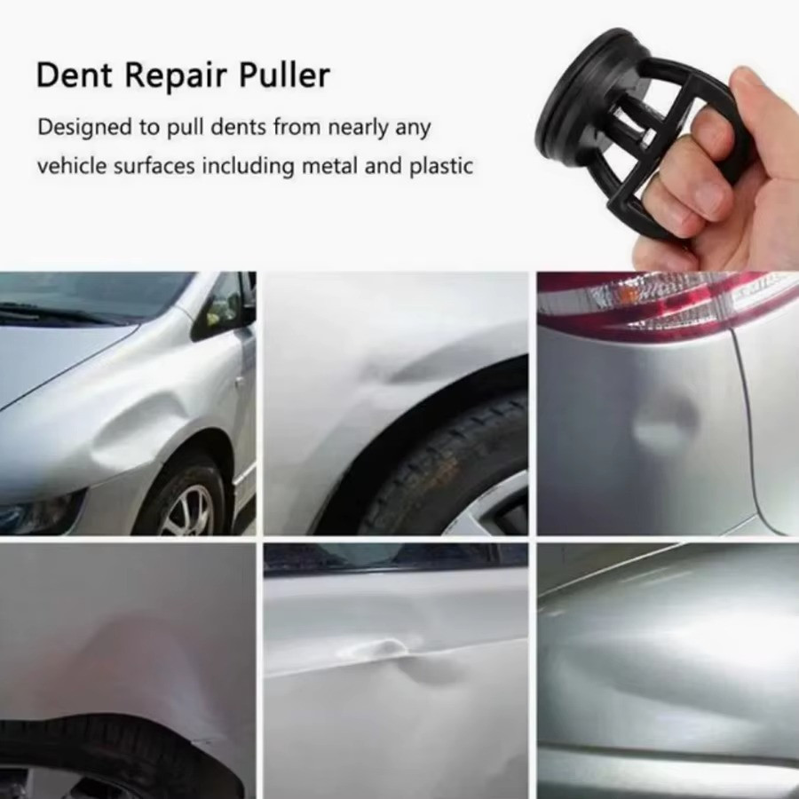 2pcs Car Dent Puller Suction Cup Panel Repair Tool for Small Dents Black - NEW