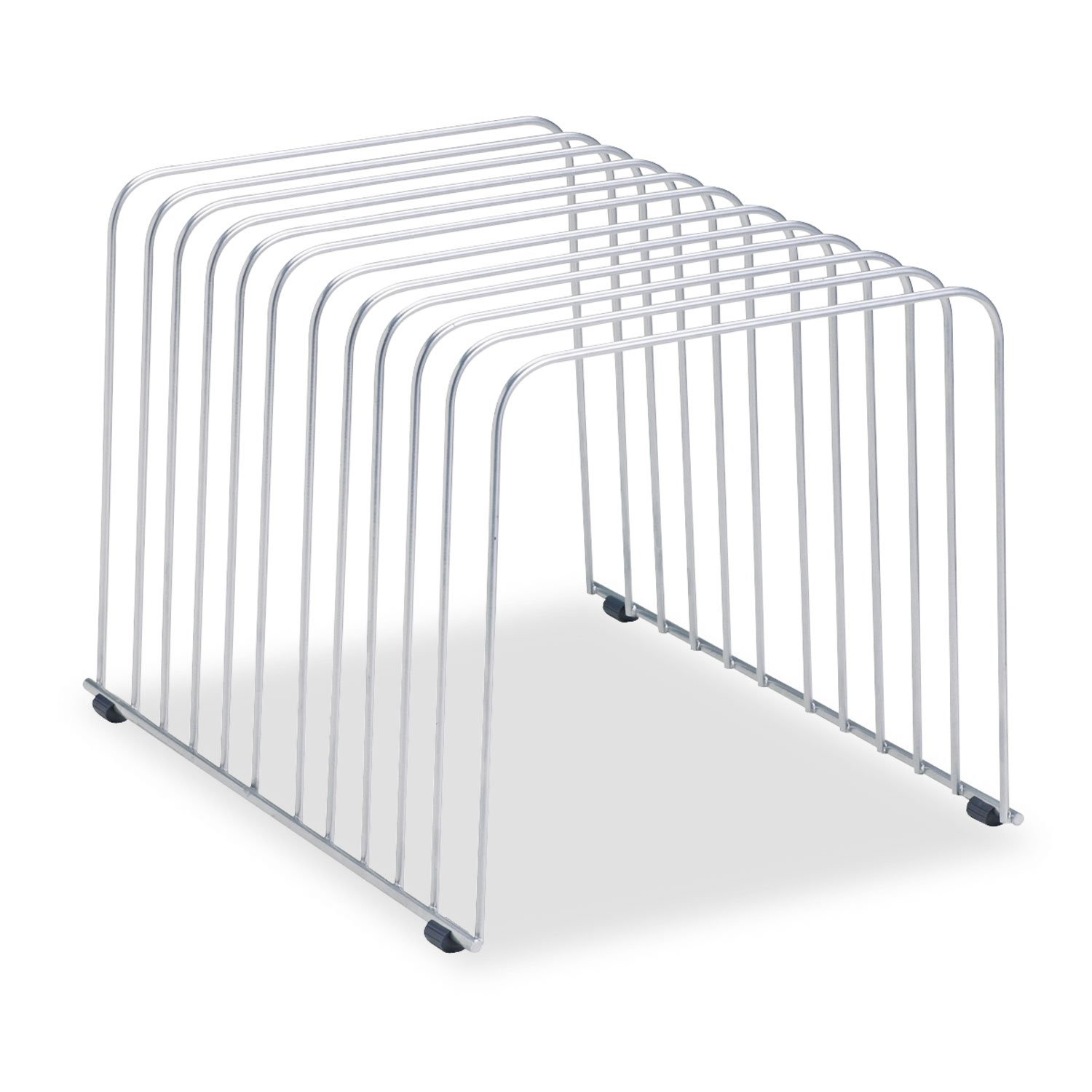 Desktop Organizer, 11 Sections, Wire, Silver
