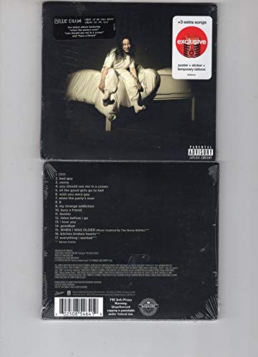 BILLIE EILISH WHEN WE ALL FALL ASLEEP, WHERE DO WE GO? (DLX) CD NEW