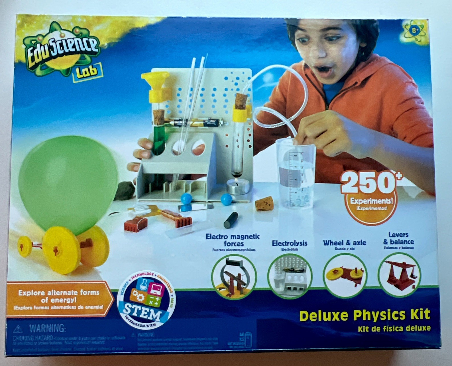 Edu-Science Lab Deluxe Physics Kit Science STEM New Sealed 8+ 250+ Experiments