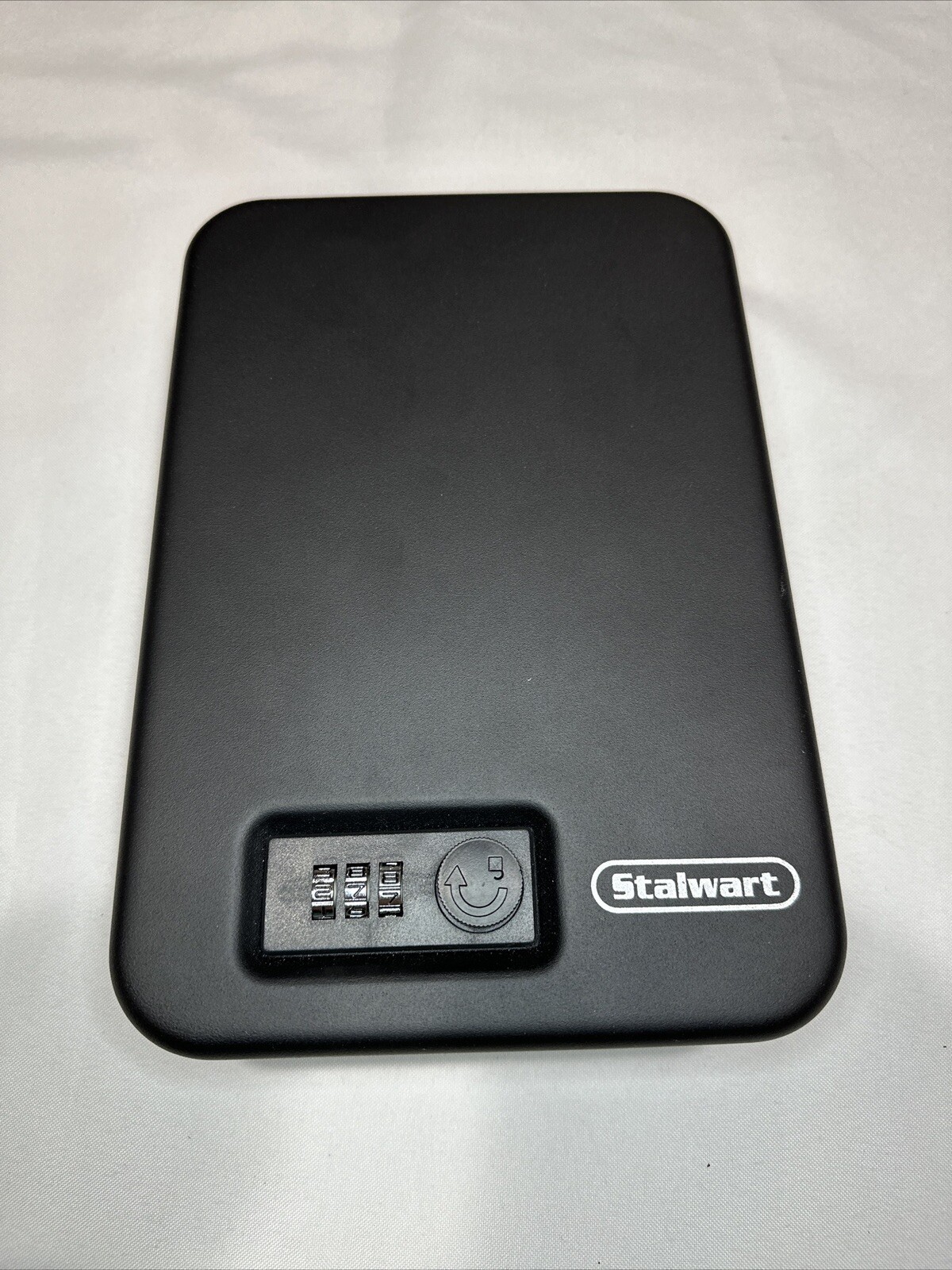 Stalwart Portable Gun/Cash Safe Top Opening Personal Steel Travel Combination