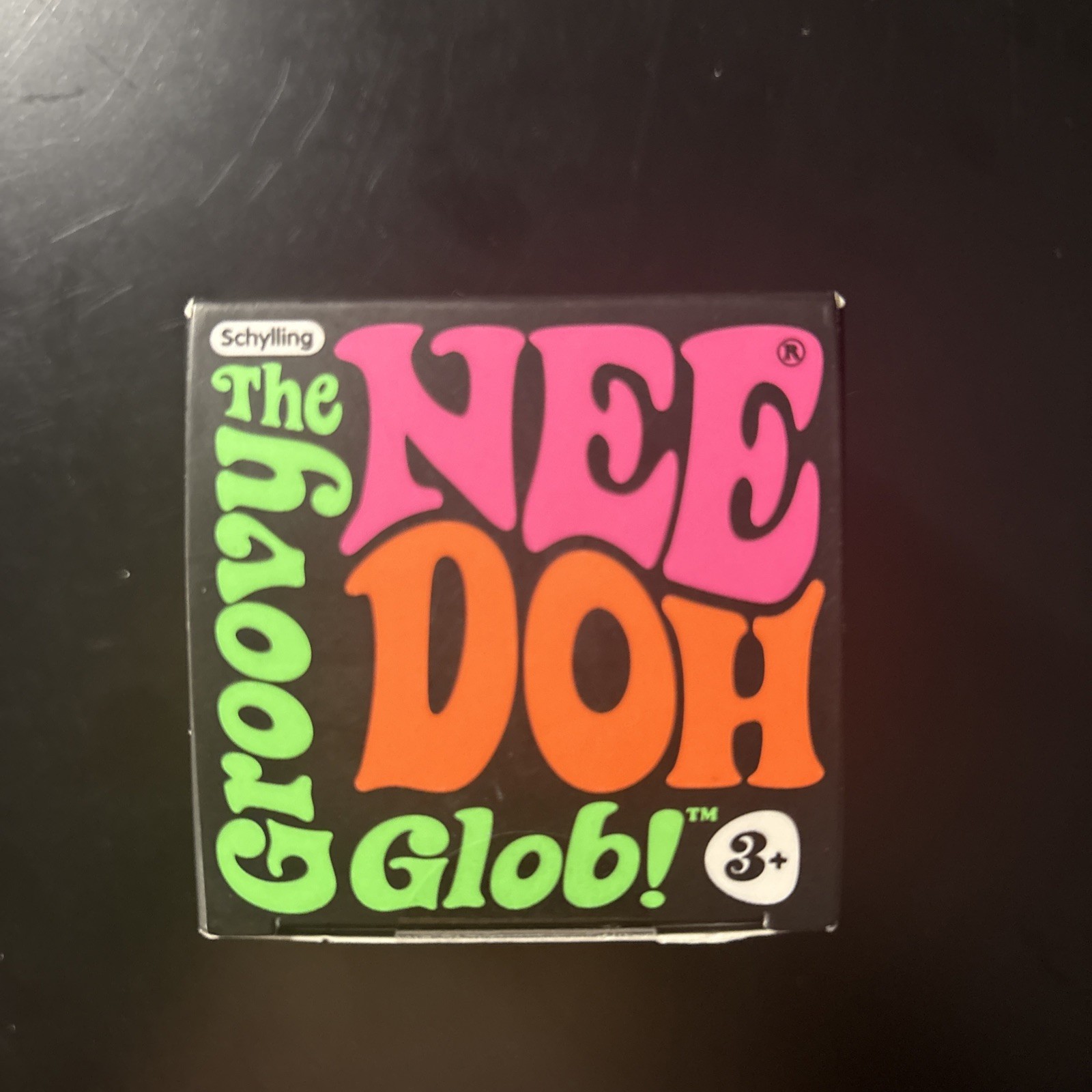 Nee Doh Groovy Glob Orange Stress Ball Squishy Squeeze Fidget Schylling