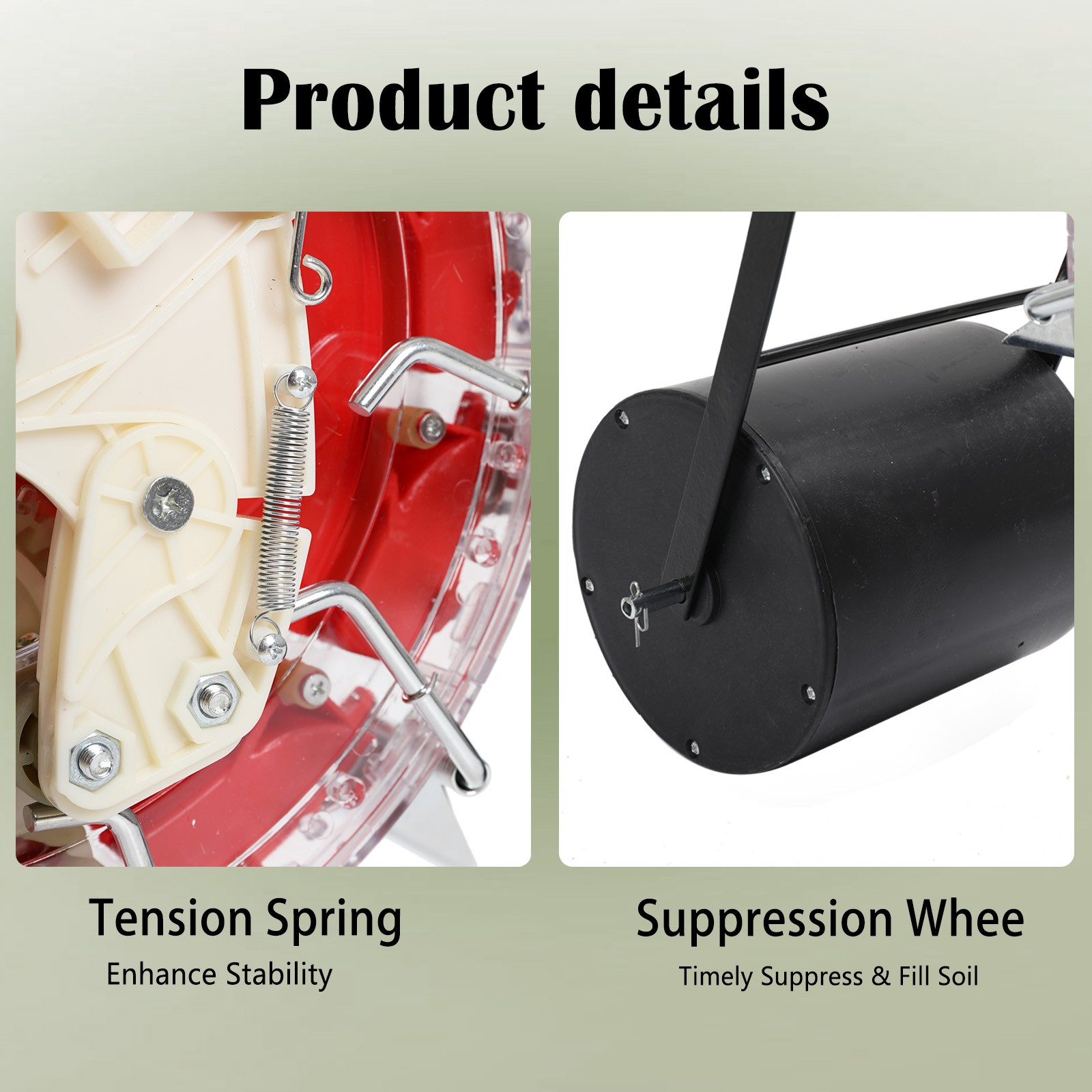 Hand Push Roller Soy Corn Carousel Precision Seeding Tool Manual Seeder Machine