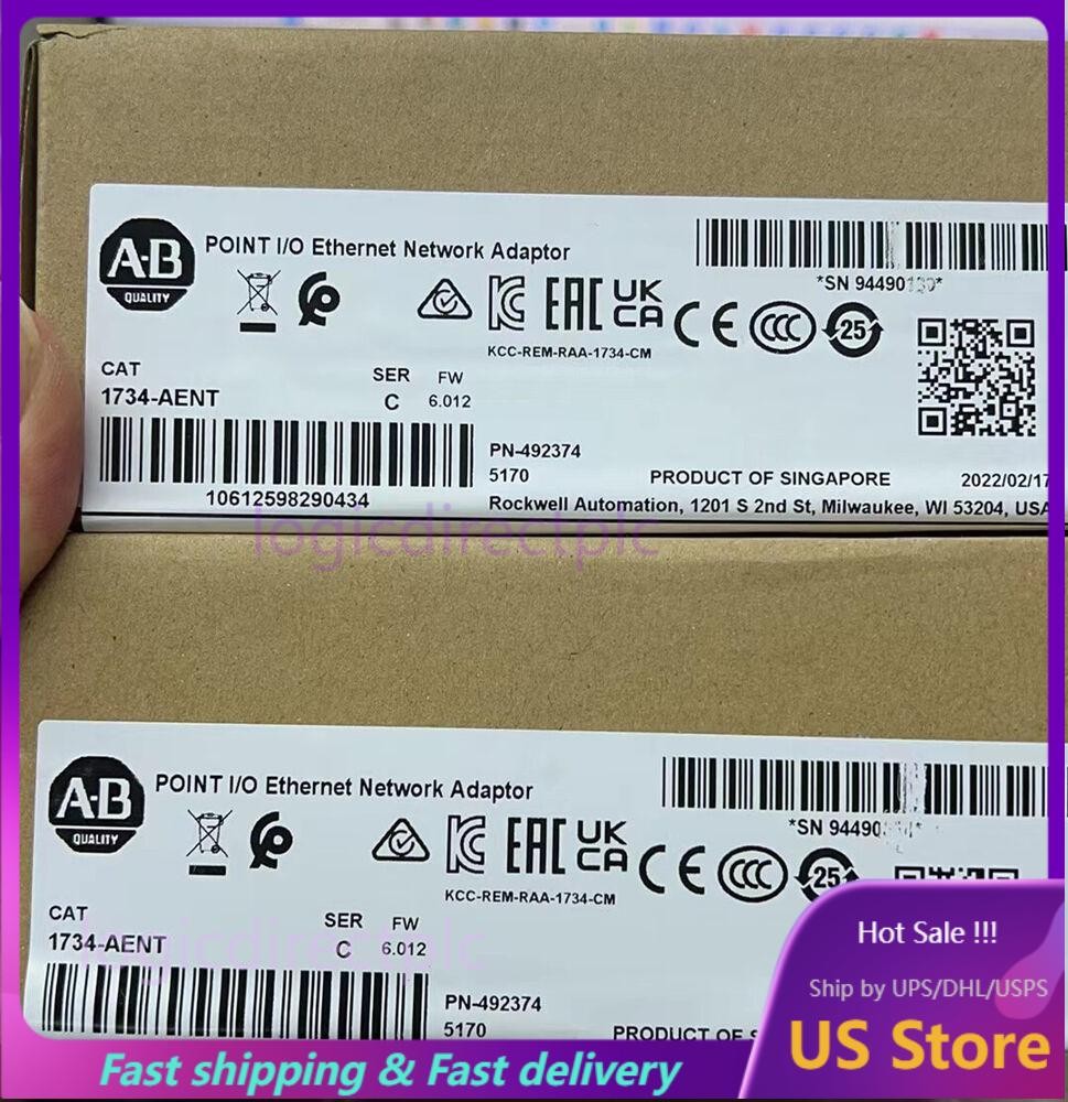 Newest AB 1734-AENT POINT I/O Ethernet Network Adaptor US 1734AENT