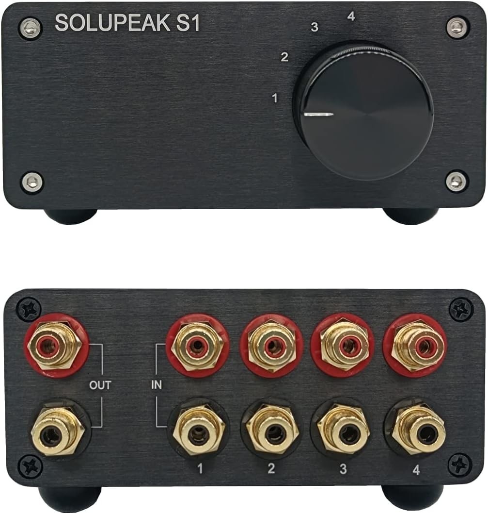 High-Fidelity Audio Selector Box