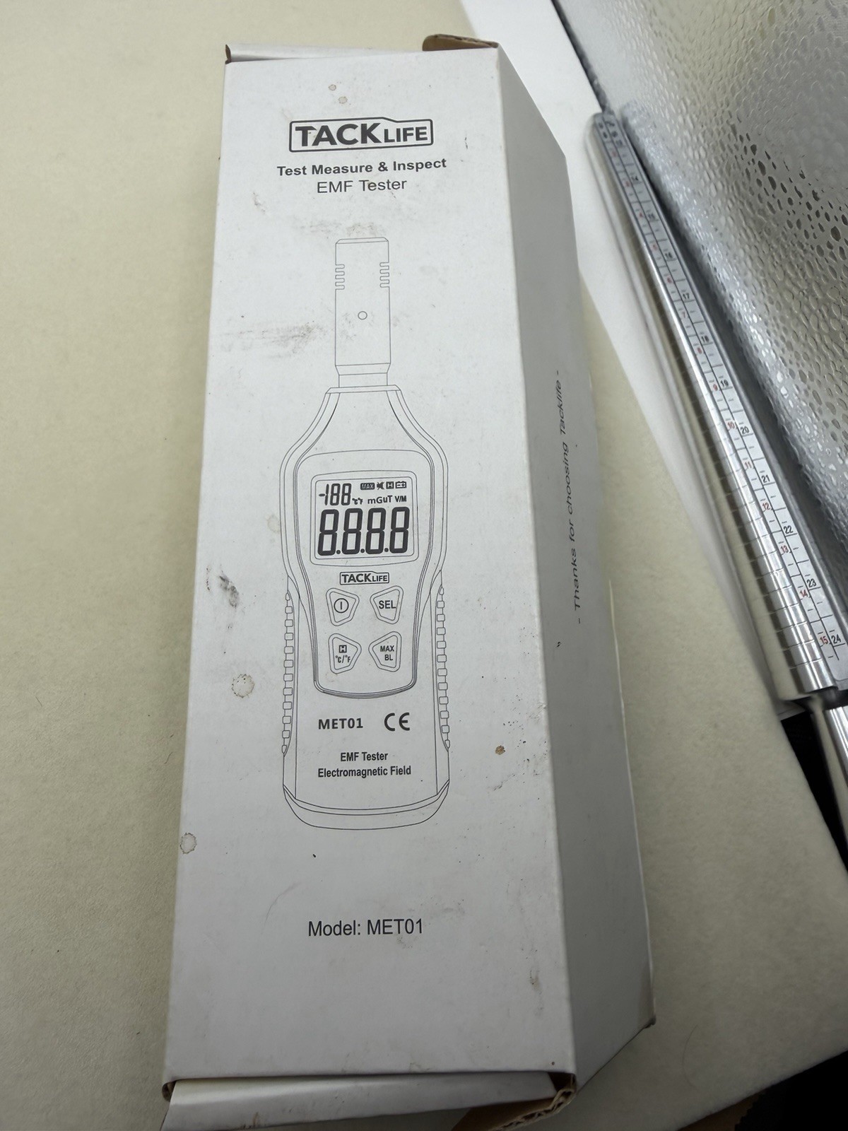 Tack Life Test Measure & Inspect EMF Tester MET01 Sealed Box