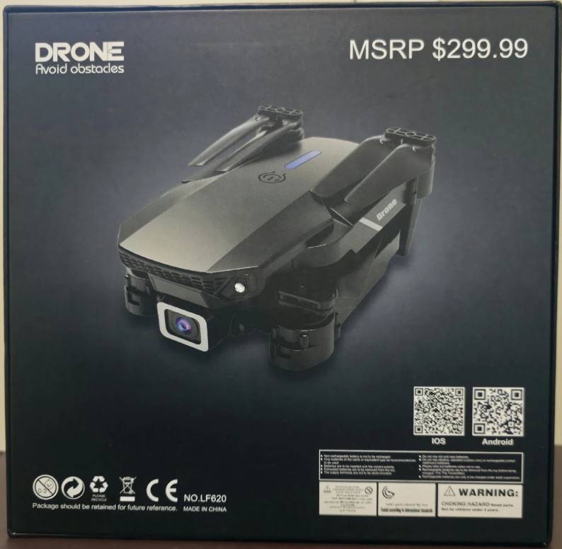 Drone-Avoid Obstacles SMS 4k Camera New Sealed Retail $299.99 onsale