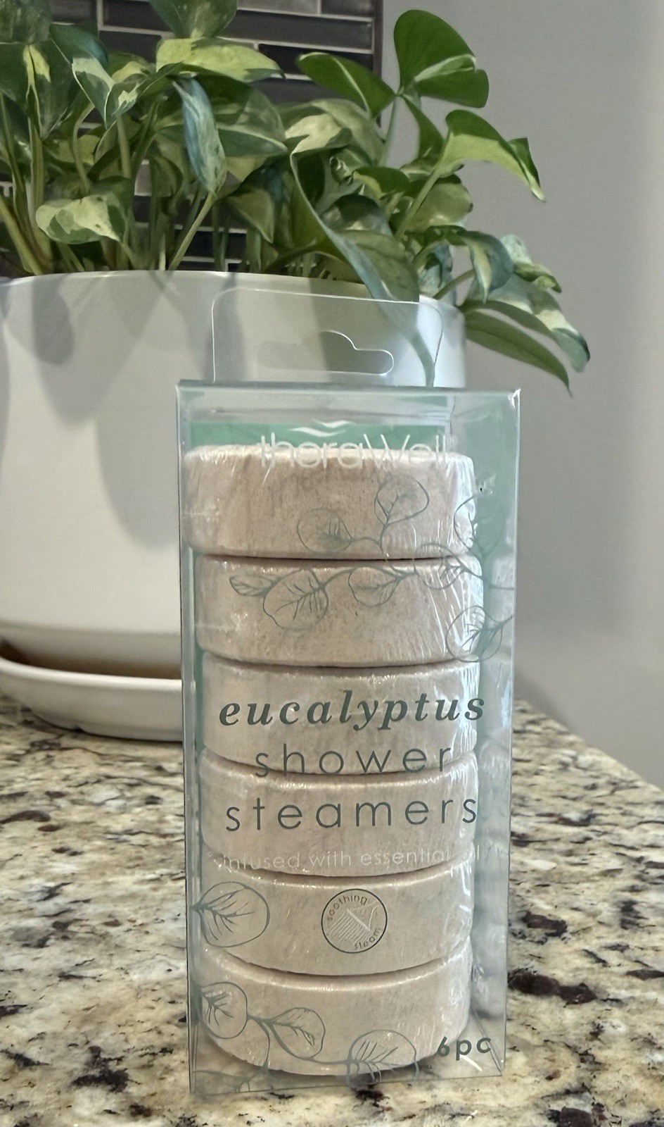 Therawell Eucalyptus Shower Steamers NIB 6 Count