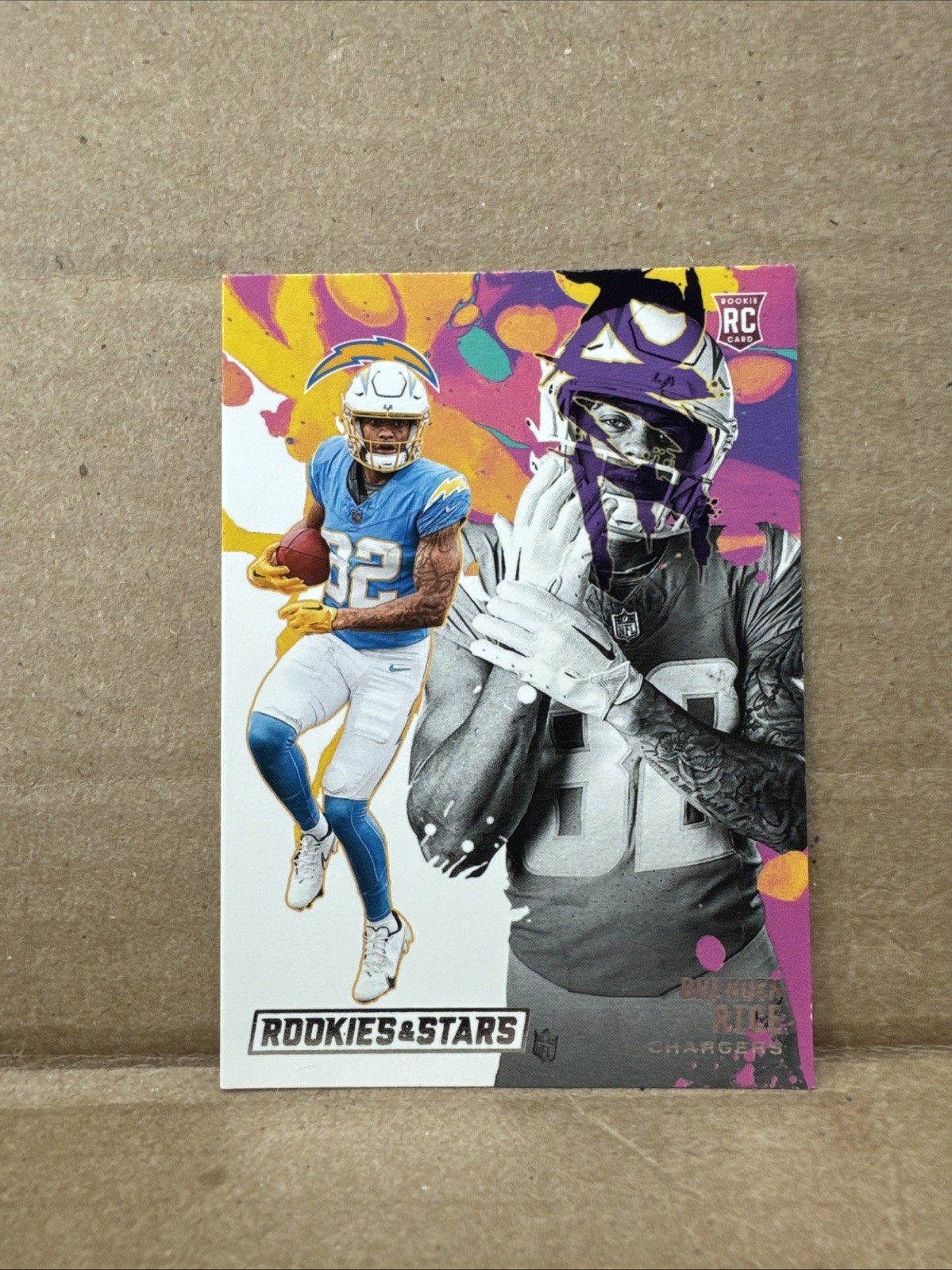 2024 Panini Rookies & Stars Brenden Rice Rookie Exclusive #RE-BRE RC Chargers