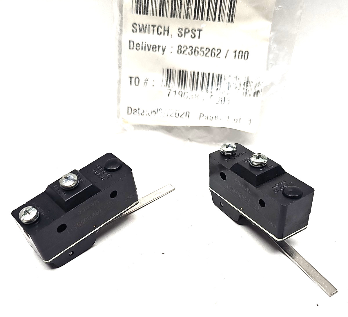 SWITCH LTL2-5, 3002056, SPST( 2 Each )