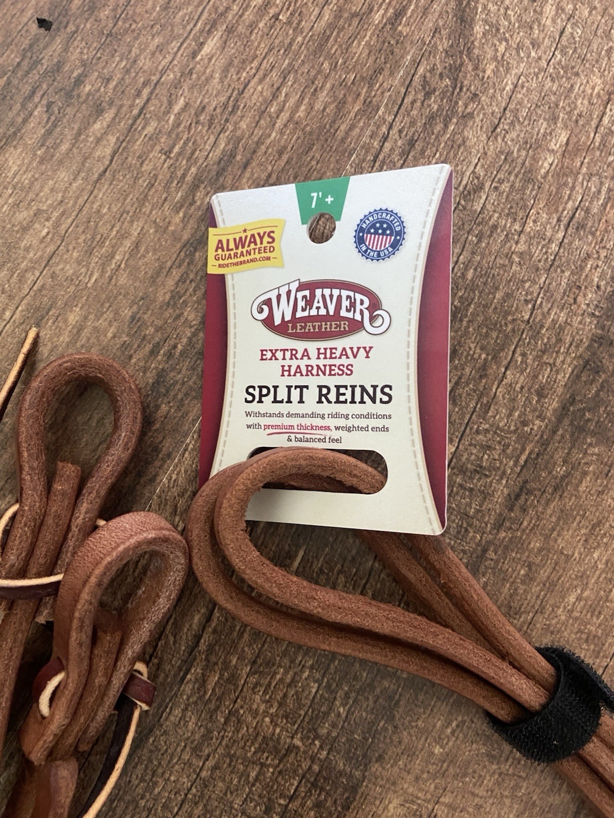 Weaver Leather Extra Heavy Harness Split Reins 1/2” X 7’