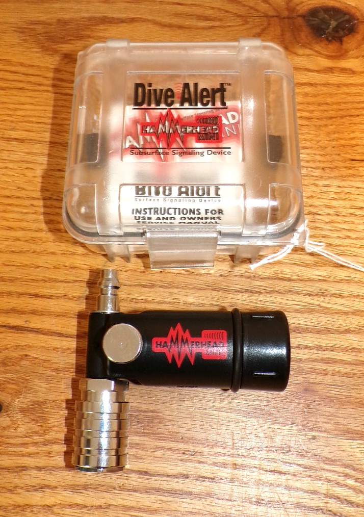 Dive Alert Hammerhead Mini Subsurface Signaling Device - New in Case