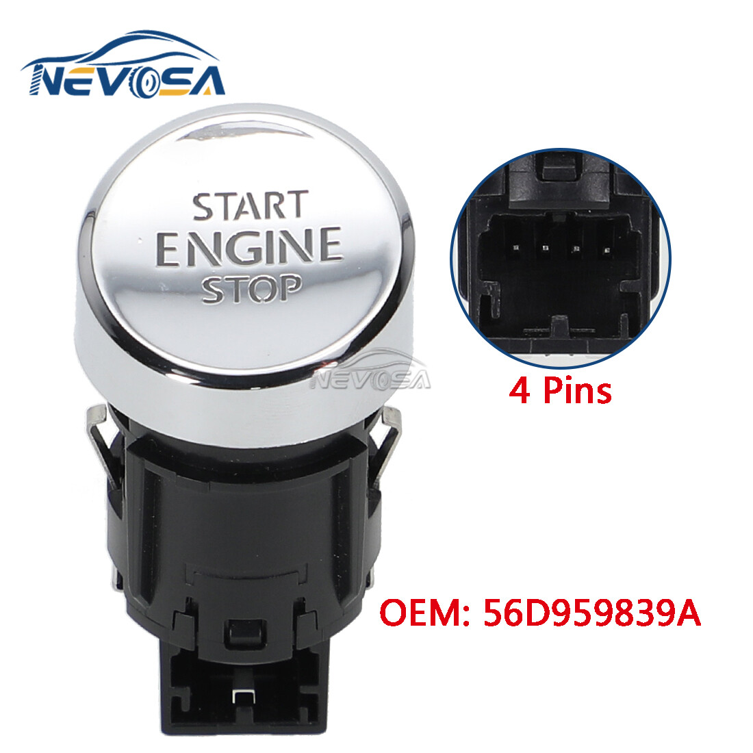Engine Ignition Start-stop Switch Button For VW Passat 2010-2016 56D959839A