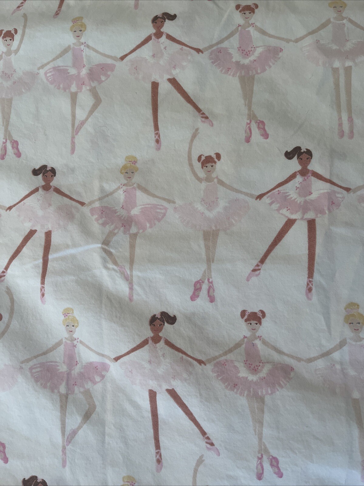 Pottery Barn Kids Ballerina Standard Pillowcase Girls Ballet Cotton