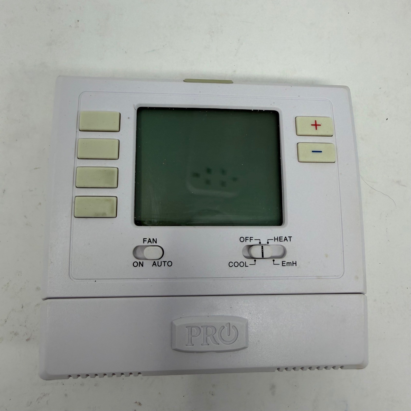 Pro1 IAQ T721 Digital Non-Programmable Thermostat White Heat Pump Single Stage