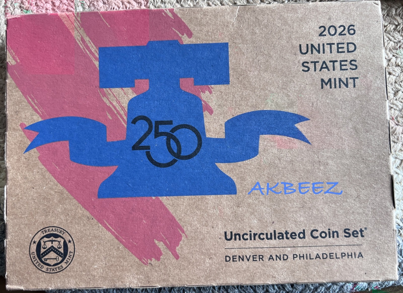 2026 P&D Uncirculated Mint Set Dual Dates SEALED BOX 26RJ  *In Hand* Ships FREE