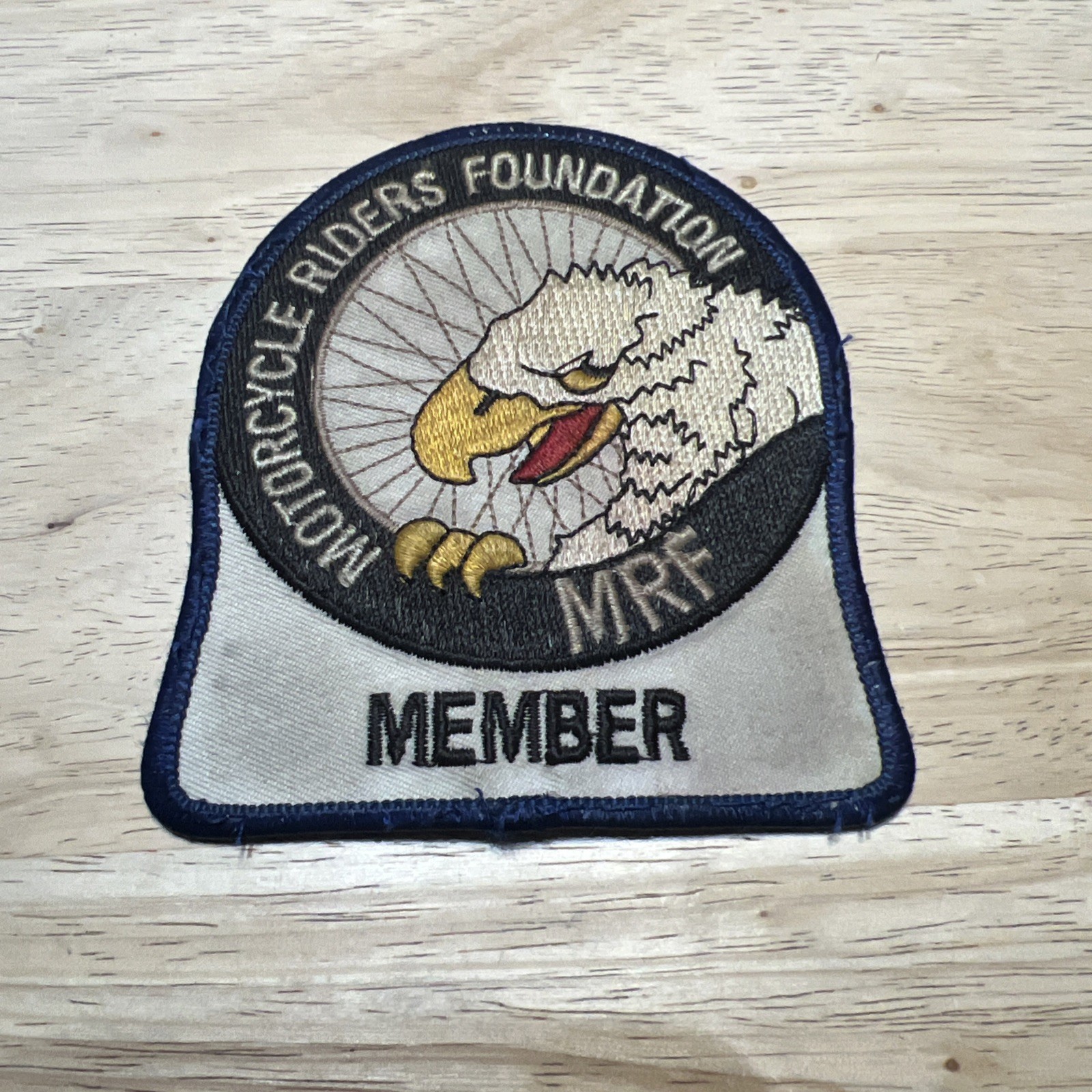 MOTORCYCLE RIDERS FOUNDATION MEMBER ( MRF ) PATCH Used