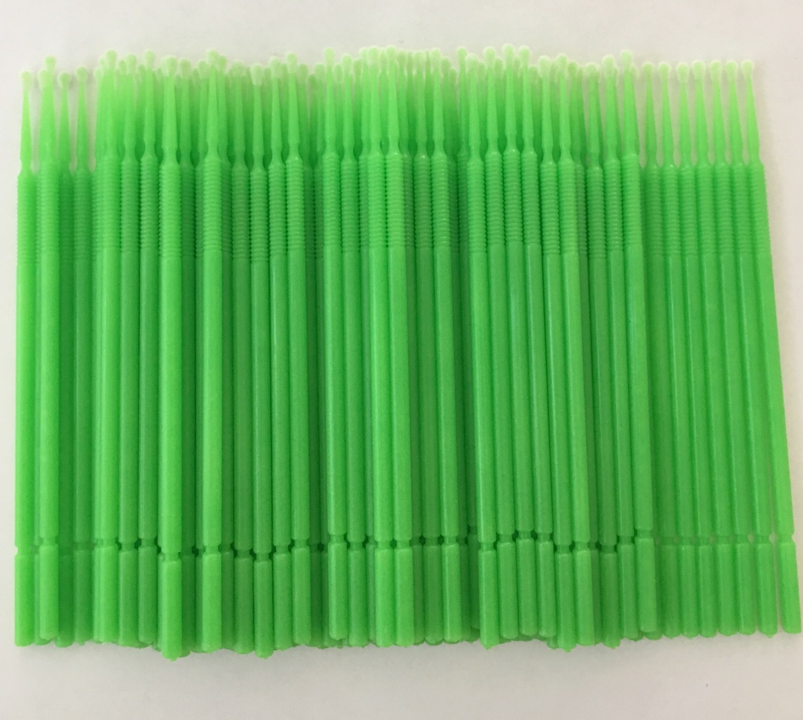 400 (4 Vials) Green Dental Micro Brush Lash Tools Regular Tips (2.0mm) eyelash