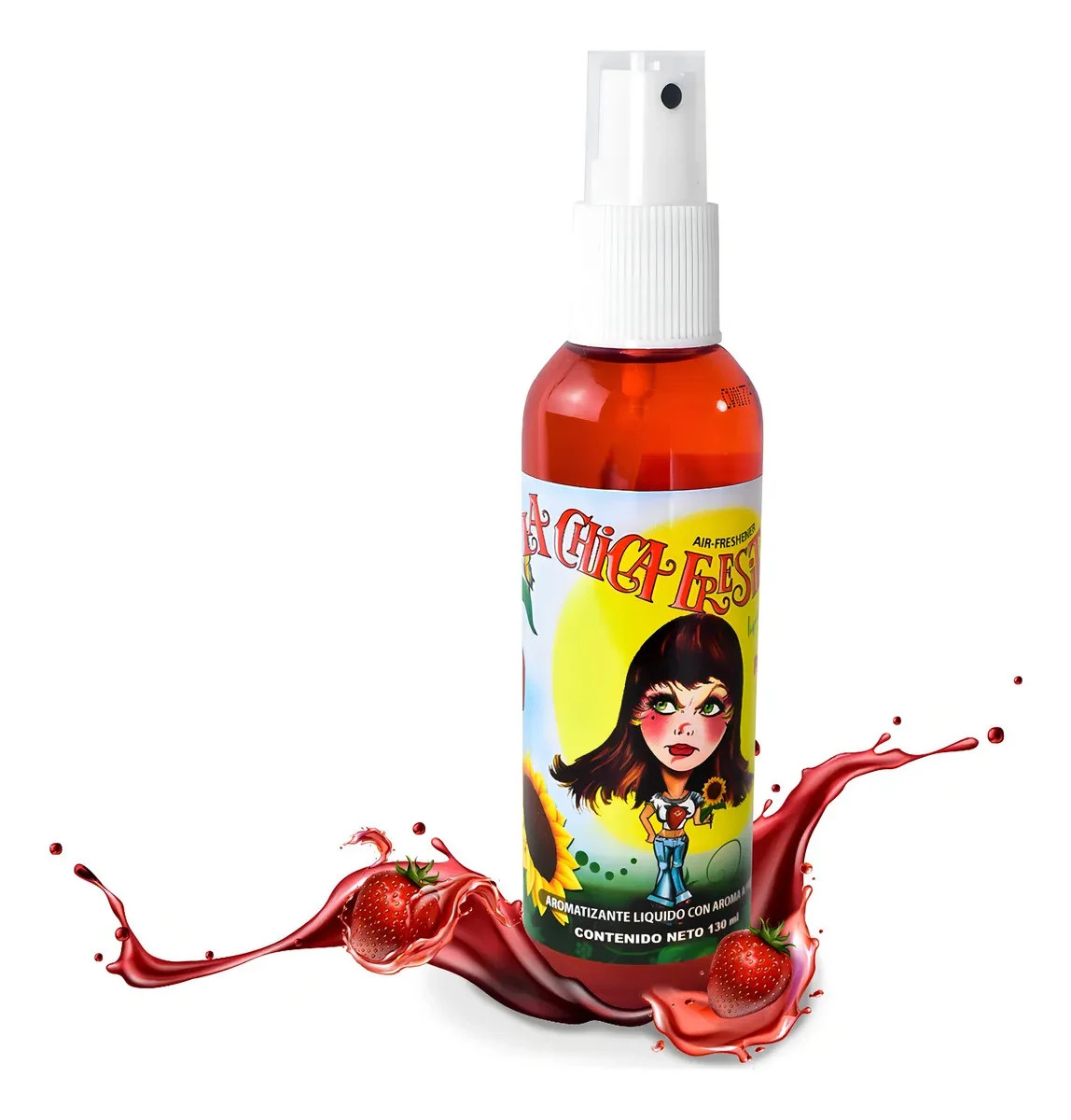 La Chica Fresita Liquido Spray 130 Ml Strawberry Scent AIR FRESHENER 1PZ