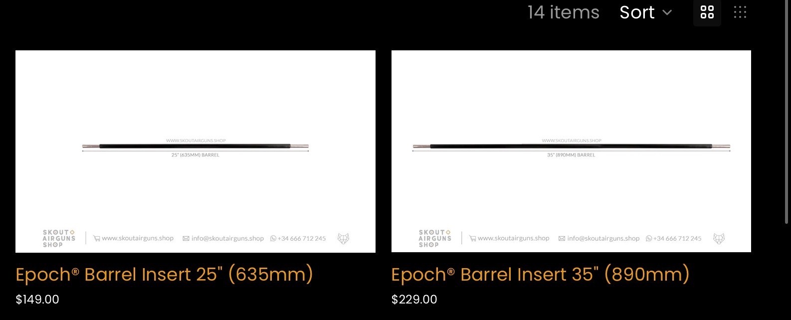 SKOUT EPOCH .22 cal w/Multiple Barrel kits!