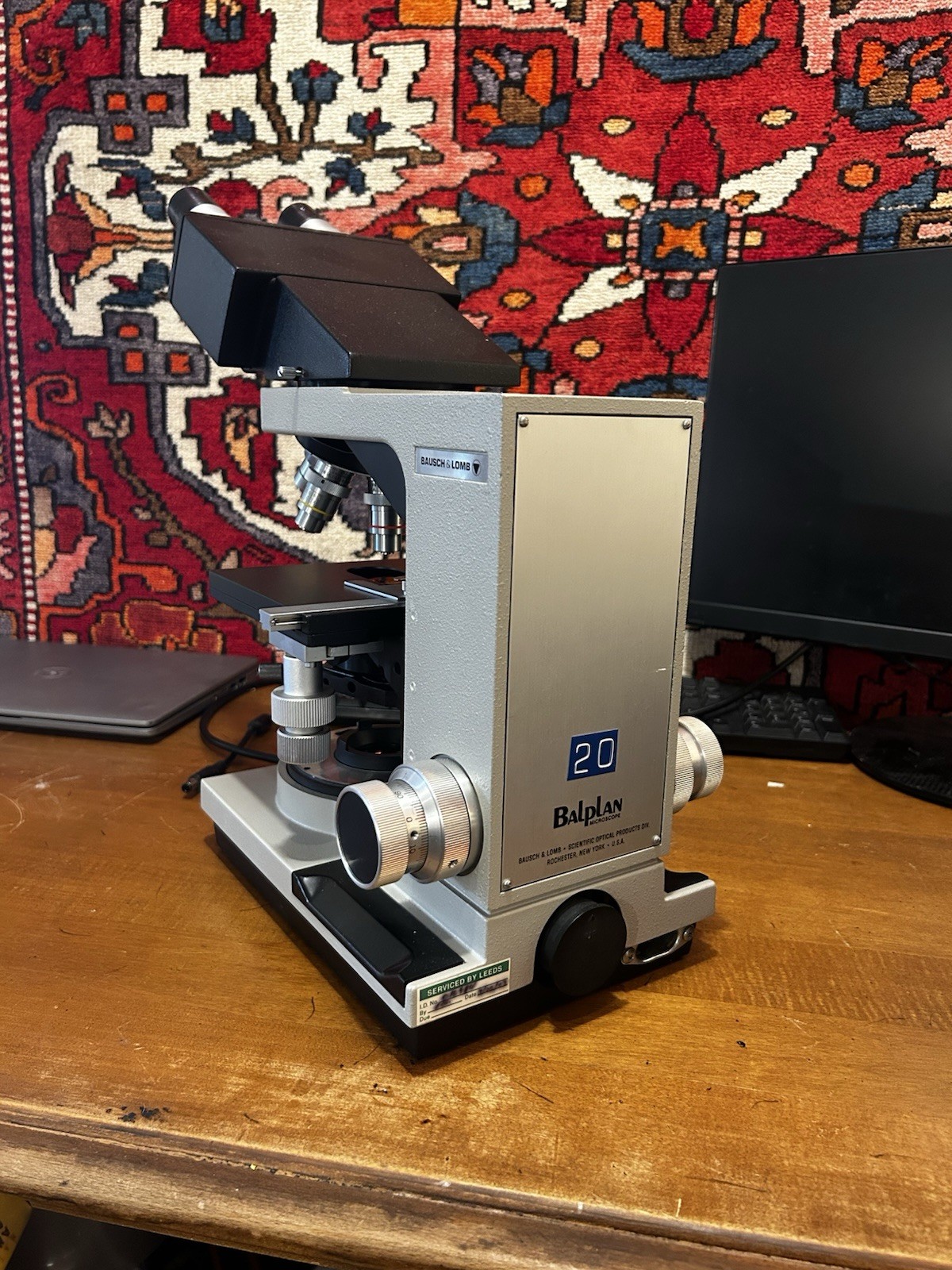 Bausch & Lomb Balplan 20 Lab Microscope - Fully Working (Plan Lenses)